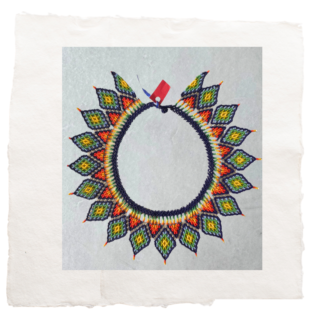 Sol del Amazonas Collar – Ceremonial Statement Piece